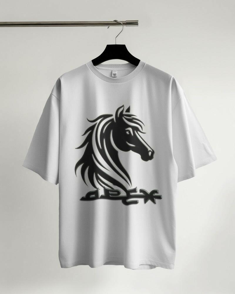 Signature Horse Graphic Tee – Soft, Stylish & Custom-Made